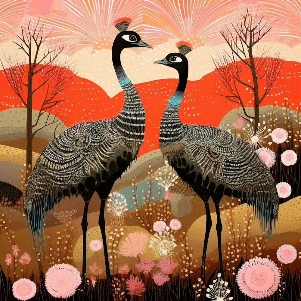 Bird In Nature Emu 2