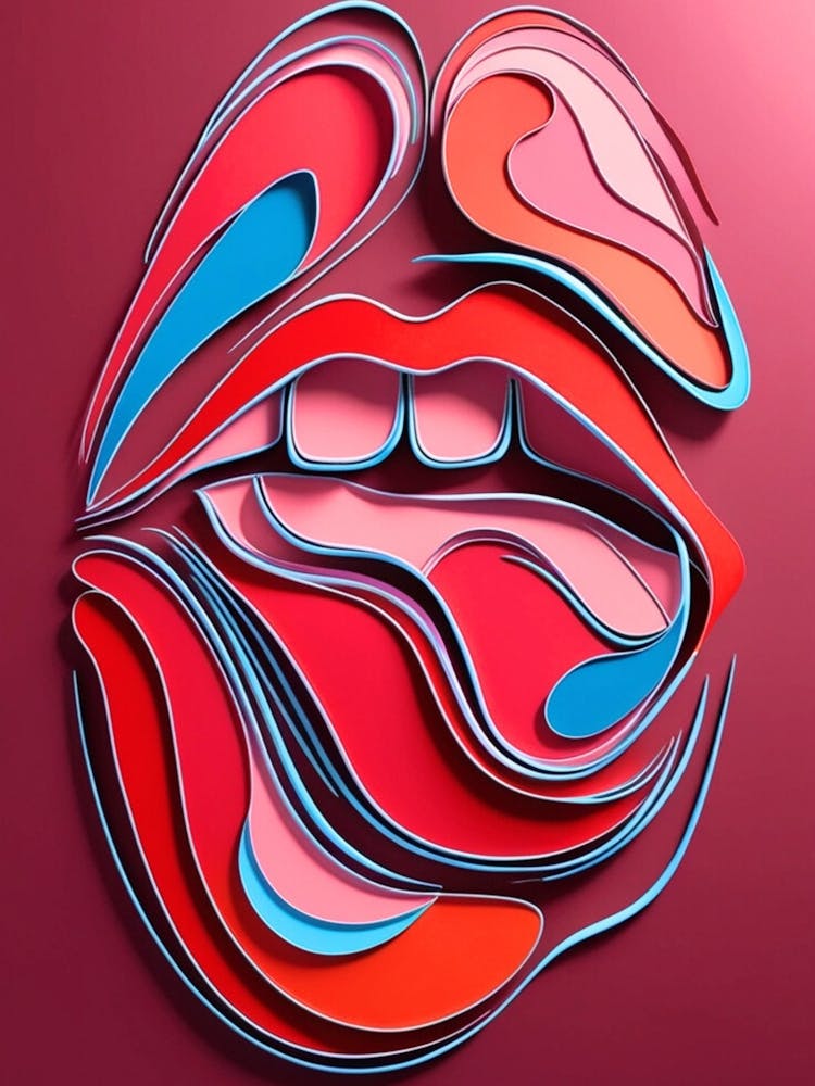 Rolling Stones Lips 1