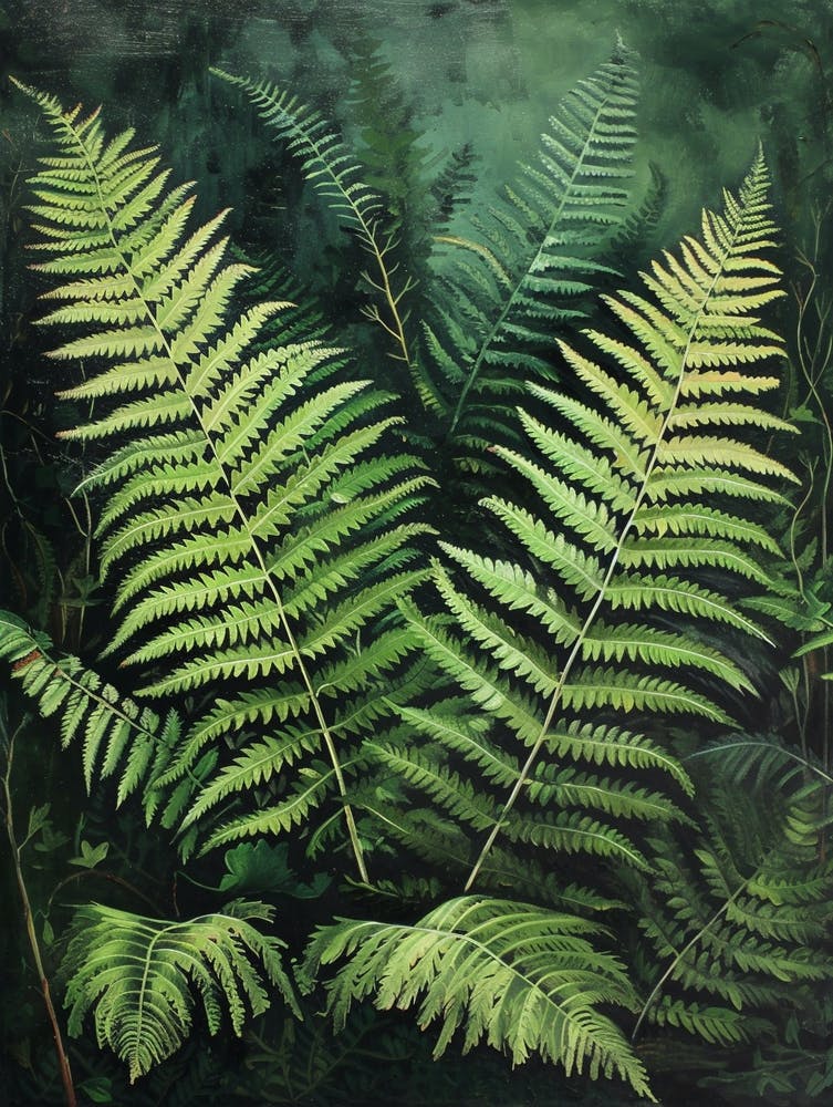 Ruffled Fern Painting 4
