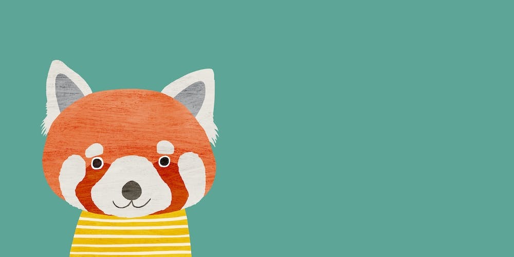 Red Panda Teal