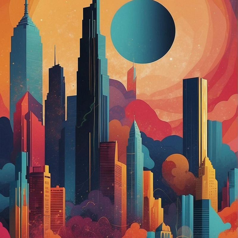 Cityscape Canvas Print 9