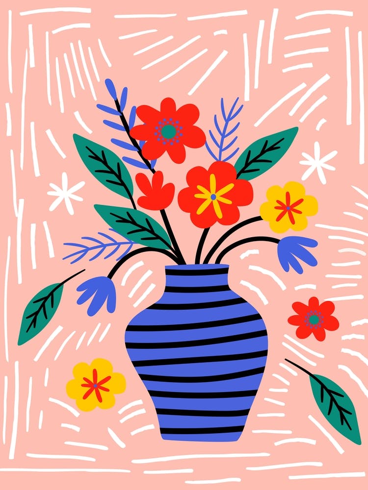 Flowers In A Vase 1