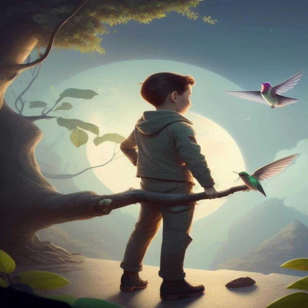 Boy In The Forest