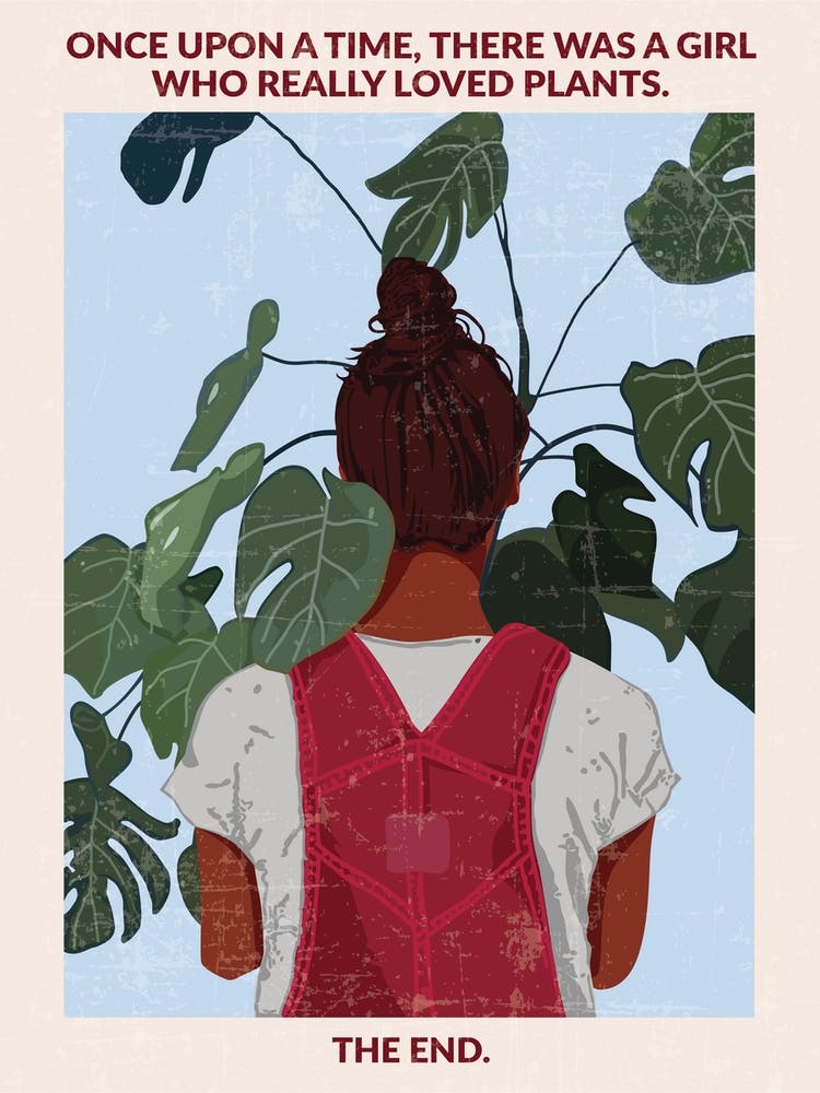 Fille aux Plantes 2