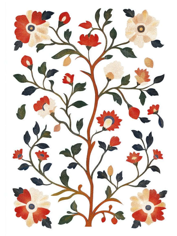 Traditional Indian Folk Art-Tree Of Life