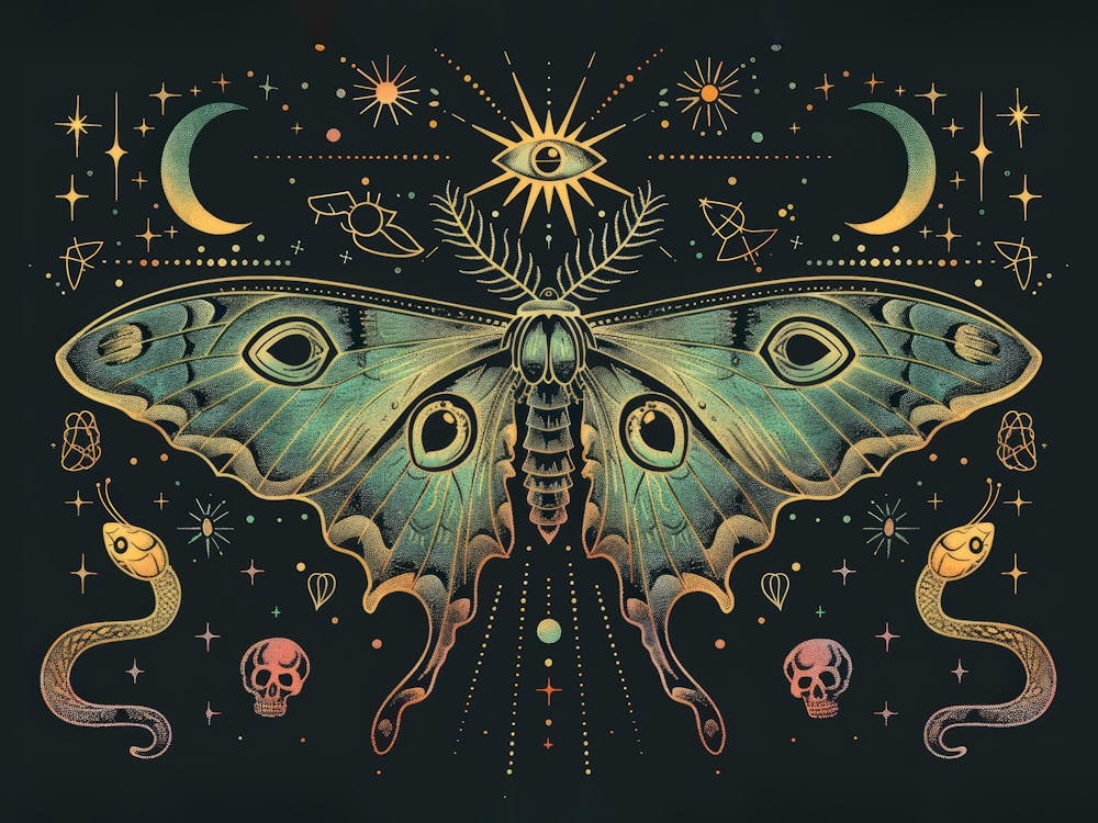 Moth Illustration 5