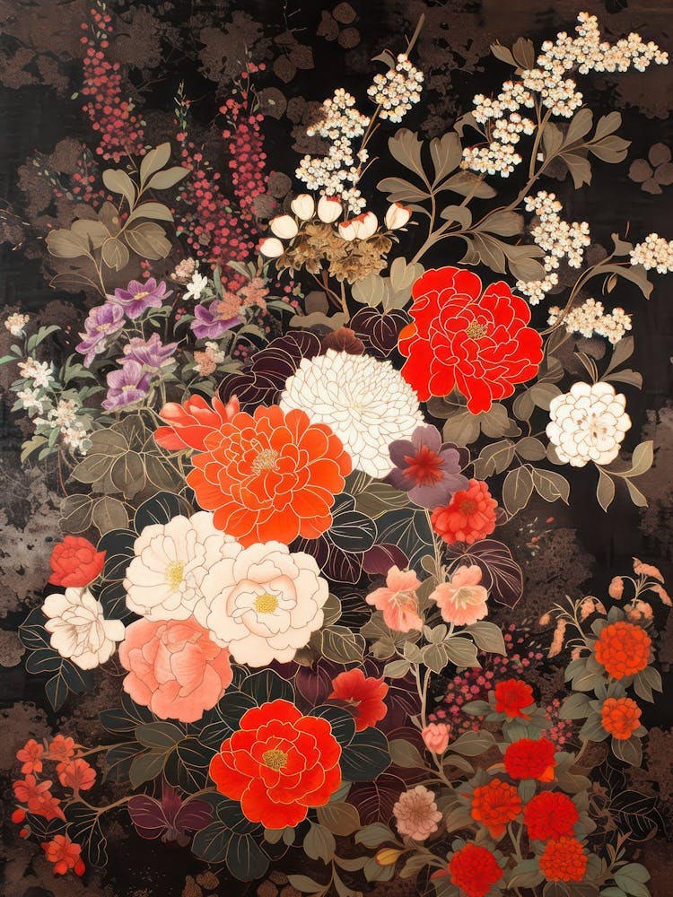 Great Japan Hokusai Japanese Floral 22