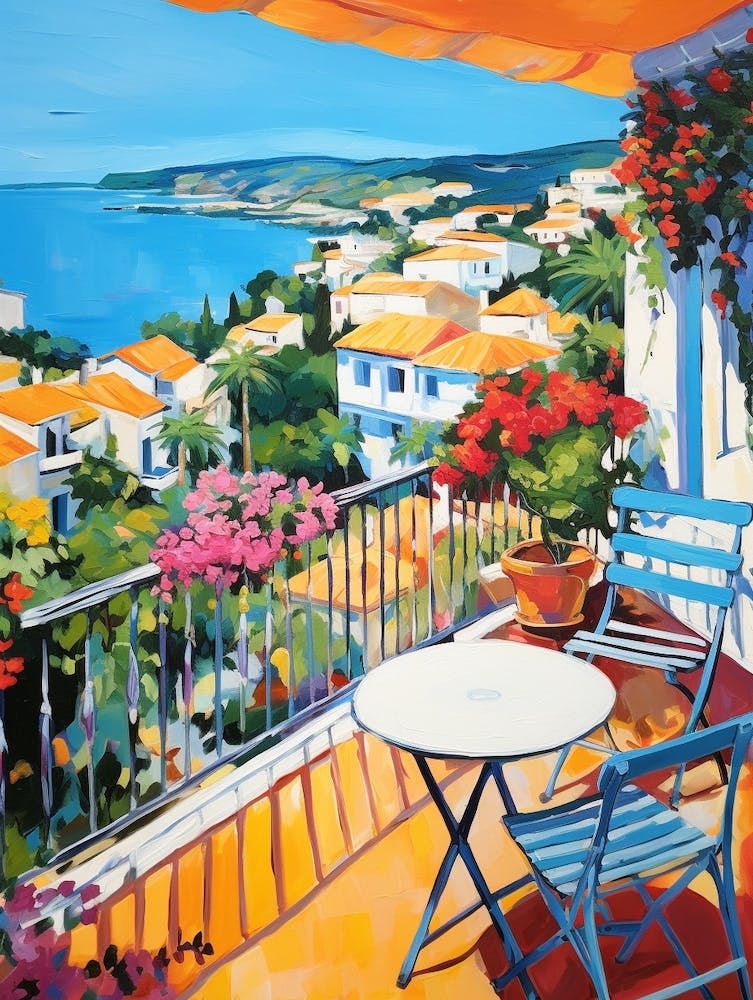 Marbella Spain 4 Fauvist Painting
