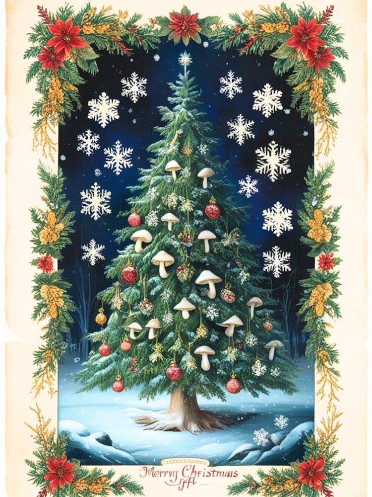 William Morris Christmas Tree 46