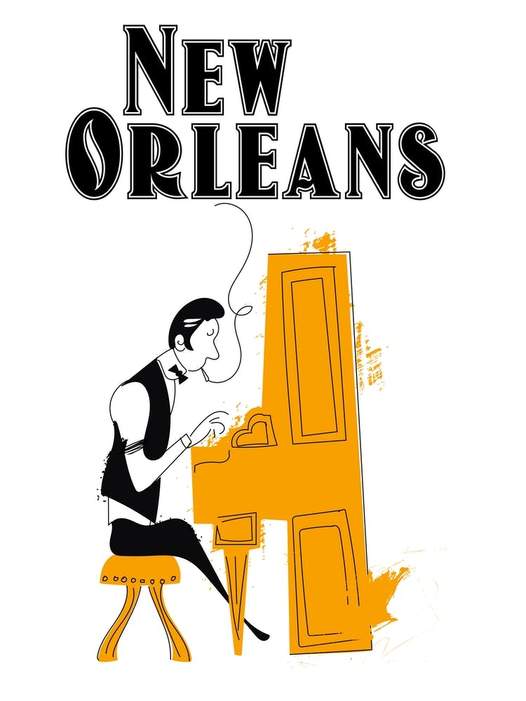 New Orleans Travel poster