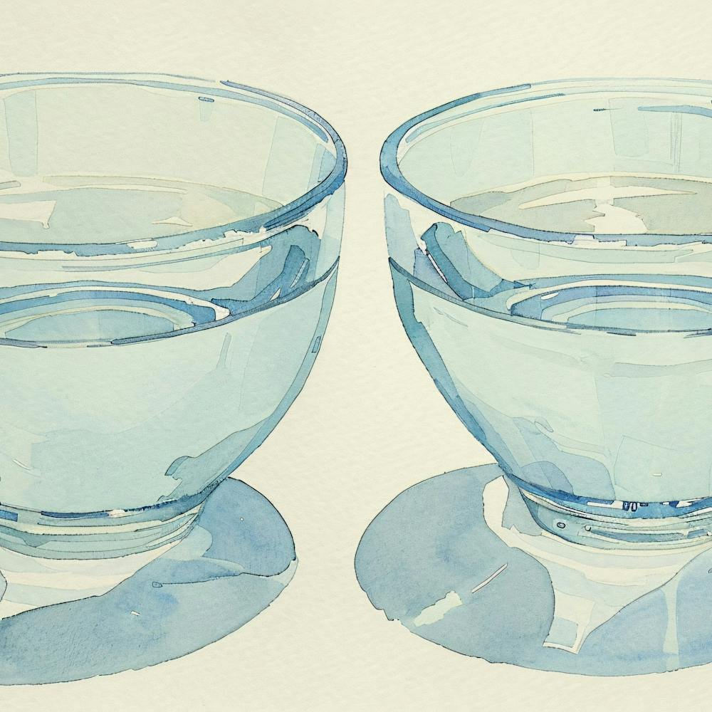 Two Bowls Of Water