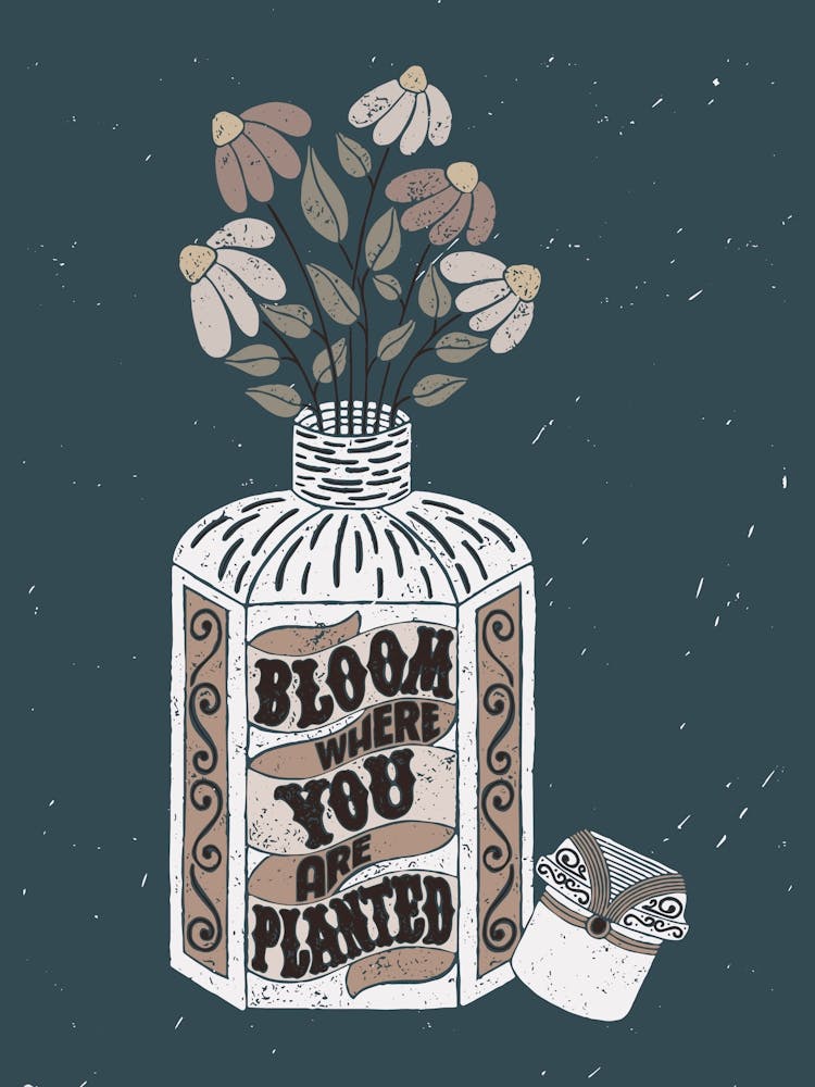 Bloom Where You Planted White