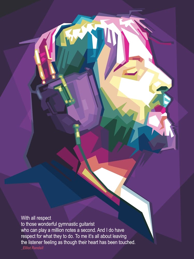 Elliot Randall WPAP Pop Art