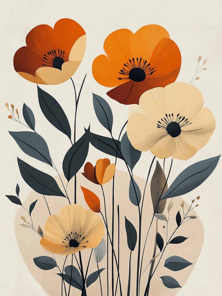 Mohnblumen Leinwanddruck 14