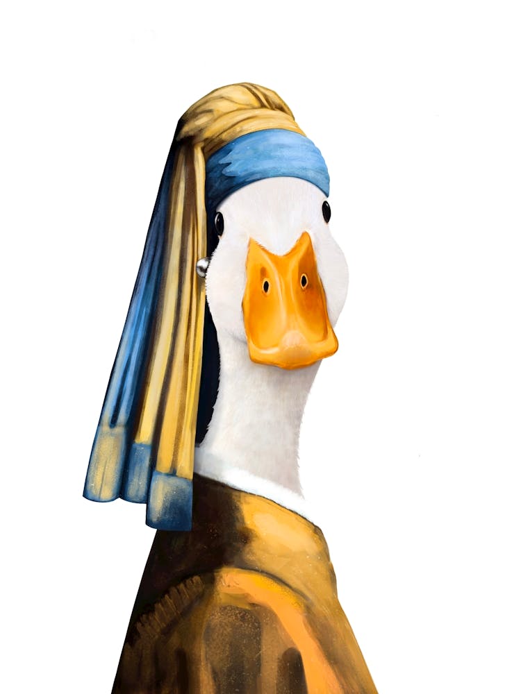 Duck With A Pearl Earring