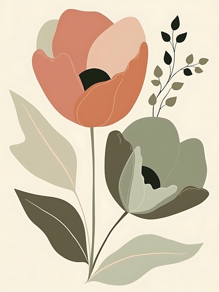Blush and Sage Botanical Wall Decor