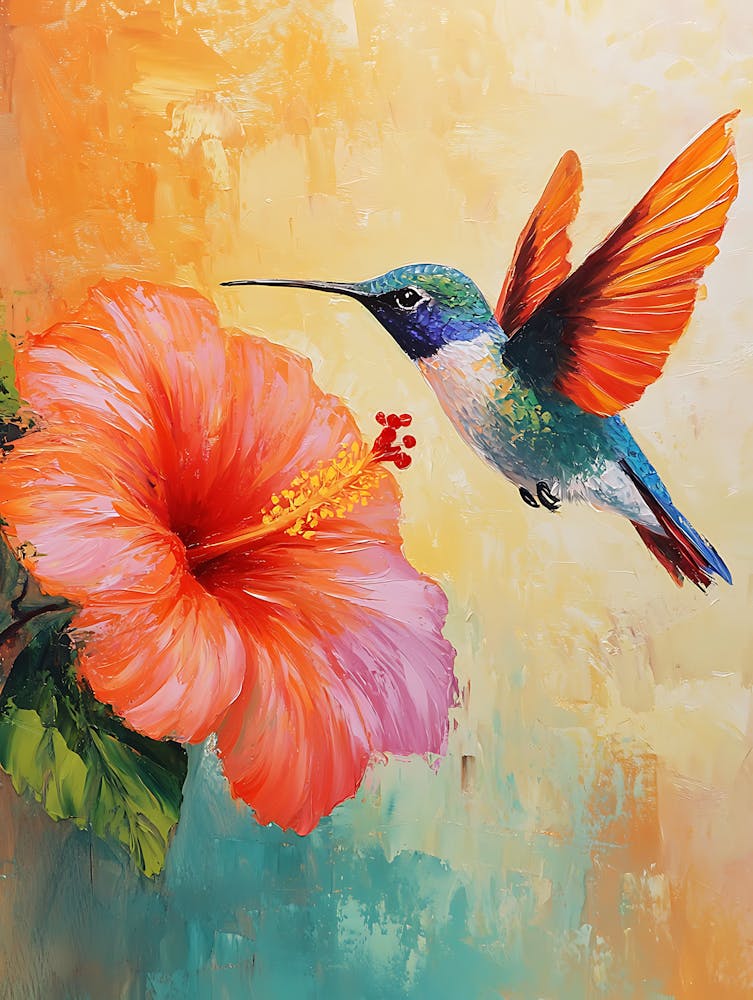 Hummingbird Loves Hibiscus 12