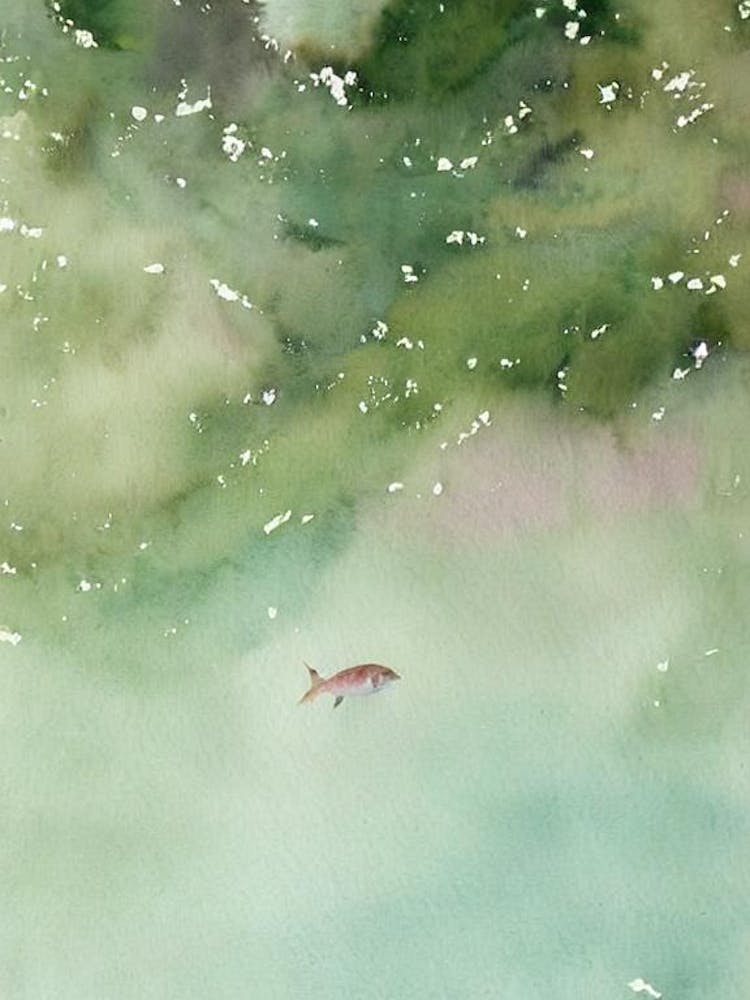 Cod Fish II Storybook Watercolour