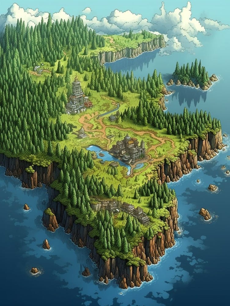 Whidbey Island Pointllism 6