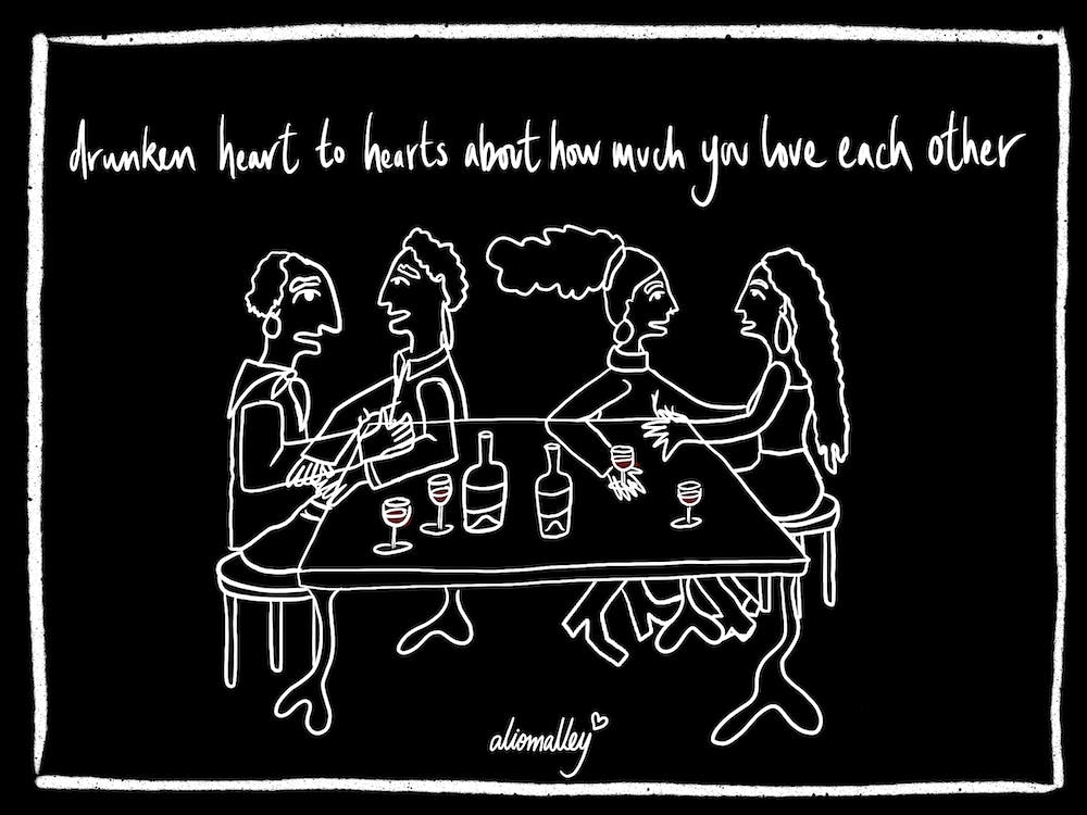 Drunken Heart to Hearts (Black)