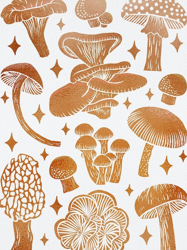 Texas Mushrooms   Copper Metallic