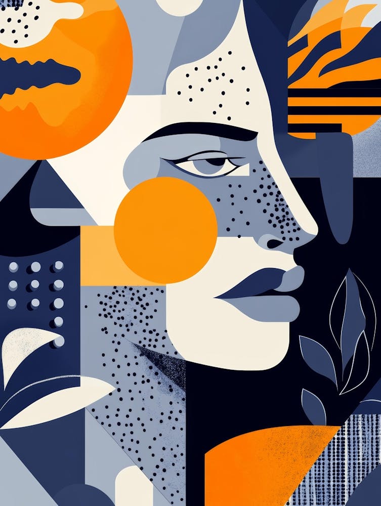 Abstract Portrait Of A Woman 121