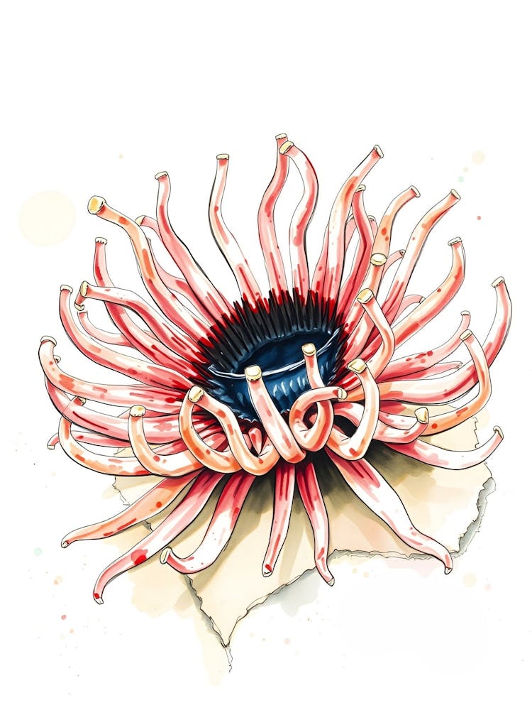 Pink Sea Anemone