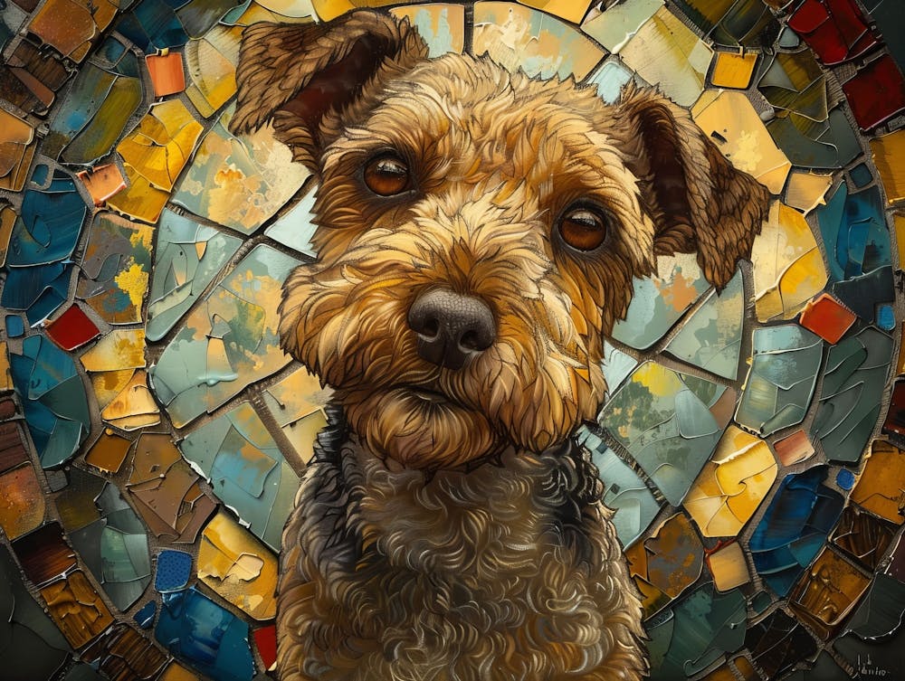 Lakeland Terrierfine Art Portrait 2