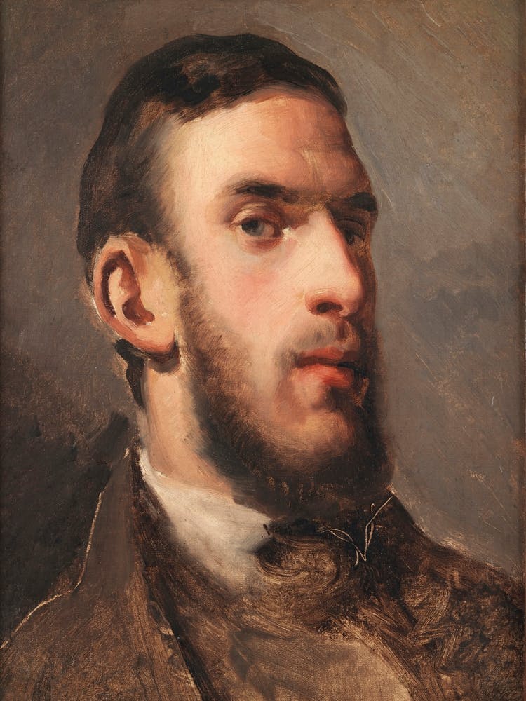 Self Portrait (1857–1858), Camille Pissarro