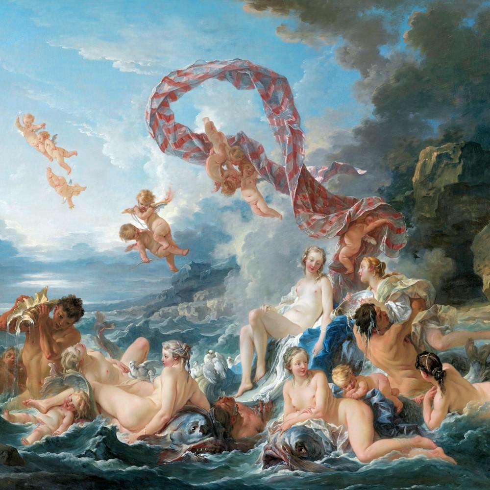 Francois Boucher The Triumph Of Venus