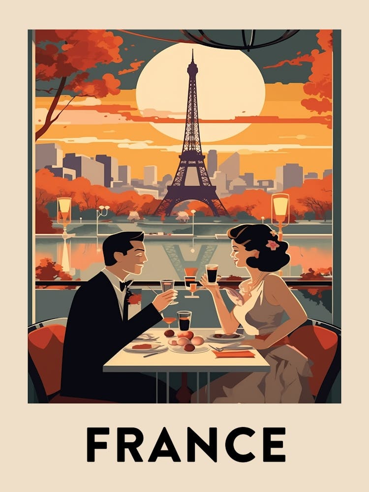 Vintage Travel Poster France 8