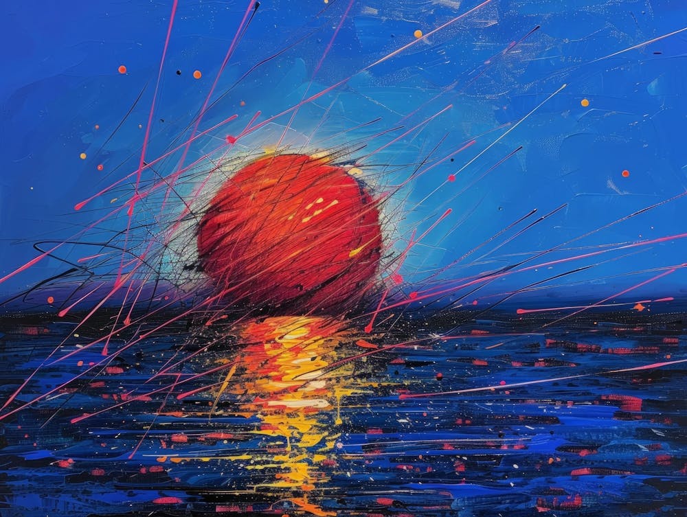 Sunset Over The Sea 8