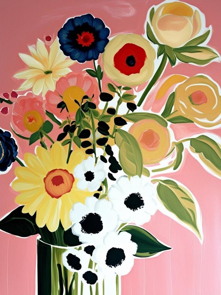 Fleurs dans un vase 27