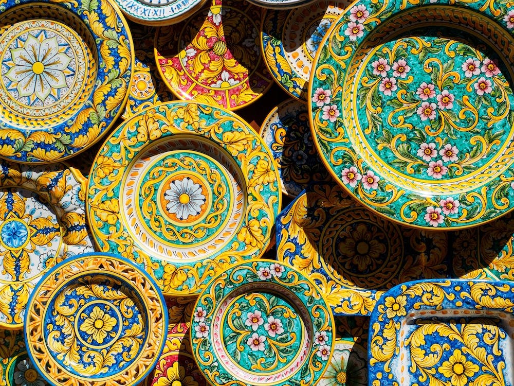 Plates In Sicily