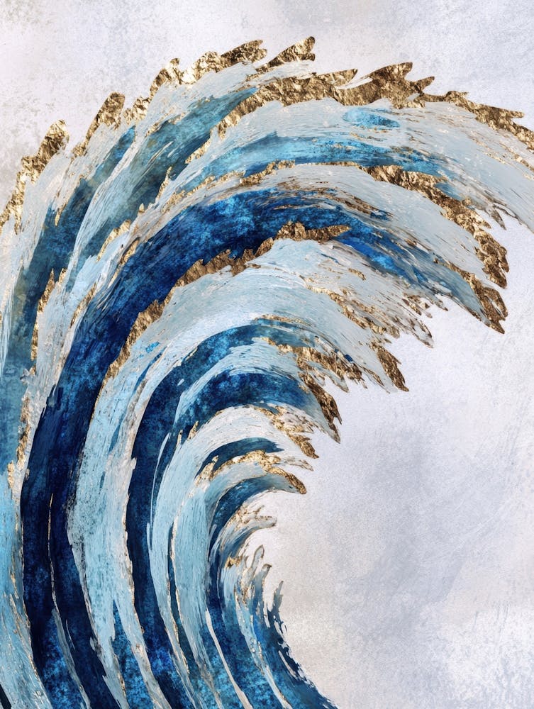 Blue Gold Wave
