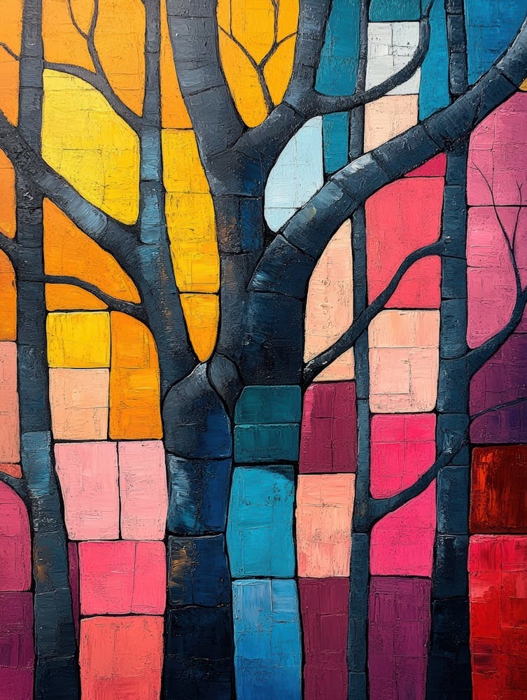 Abstract Tree Painting 3