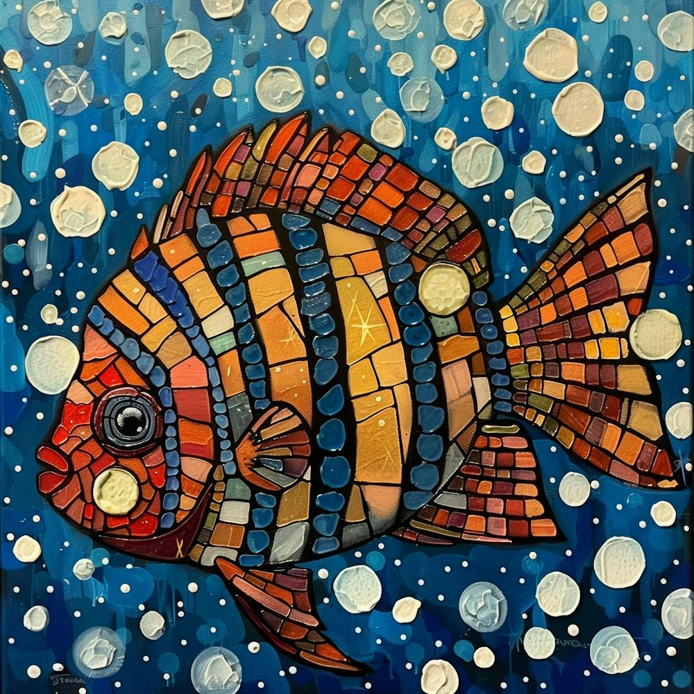 Mosaic Fish 4