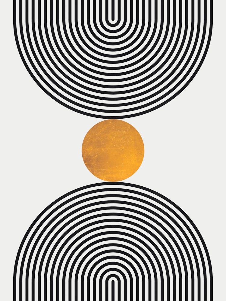Kreise Linien und Gold 4