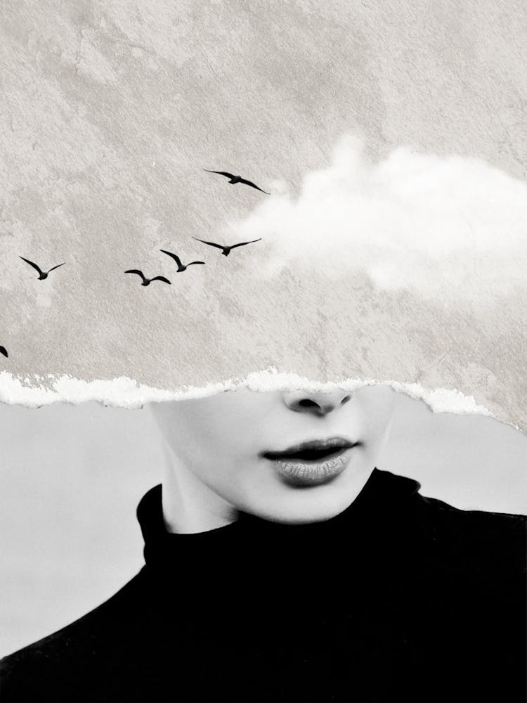 Minimal Collage Silence
