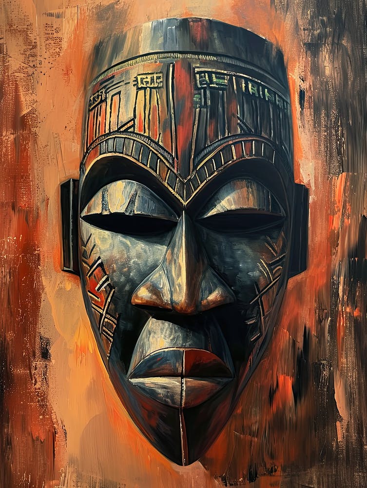 African Tribe Mask 45