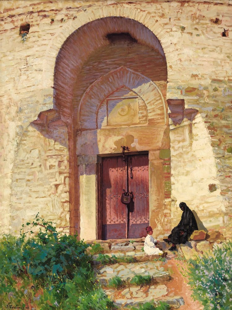 Entrance To The Mosque, Panos Terlemezian