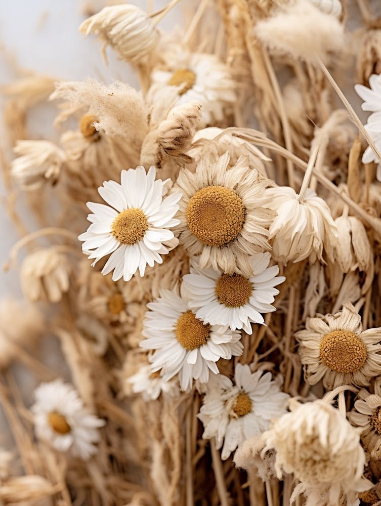 Boho Dried Flowers Daisy 4