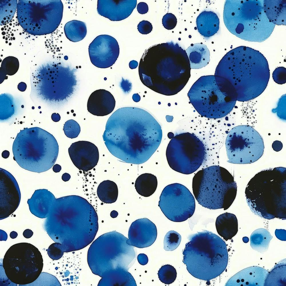 Blue Polka Dots 3