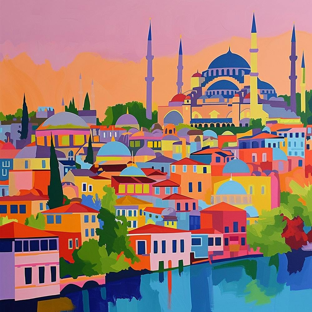 Abstract Travel Collection Istanbul Turkey 2