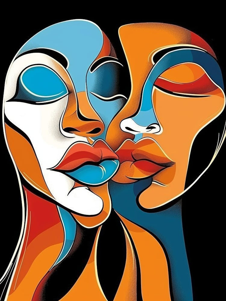 Two Women Kissing 33