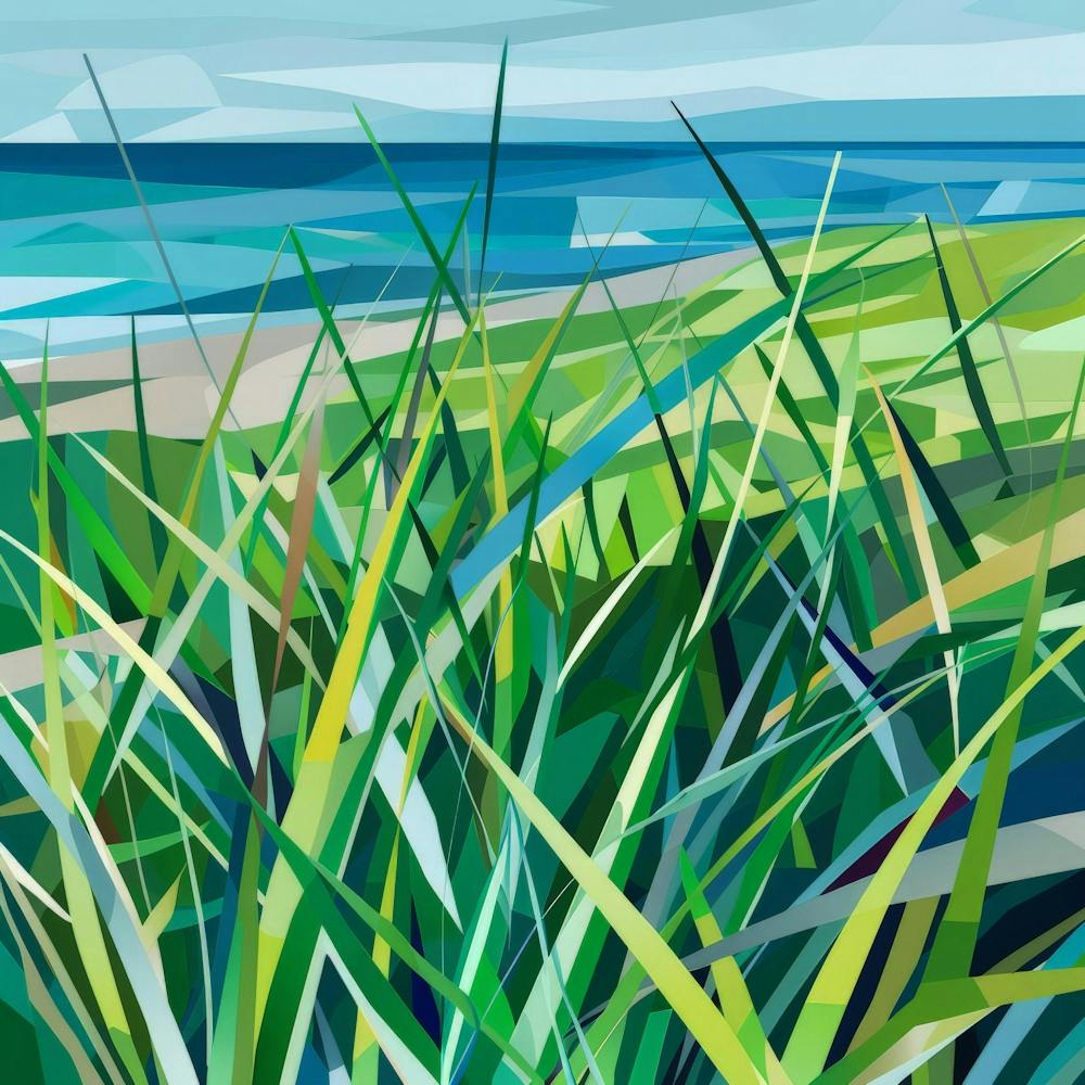 Grass At The Beach