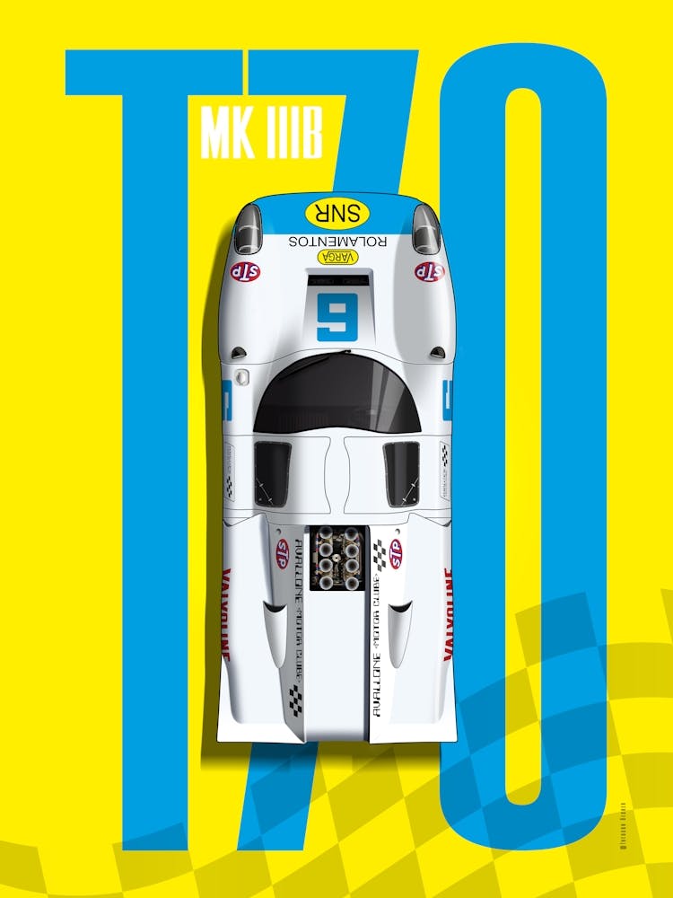 Lola T70 No.6 Avalone Top Tribute