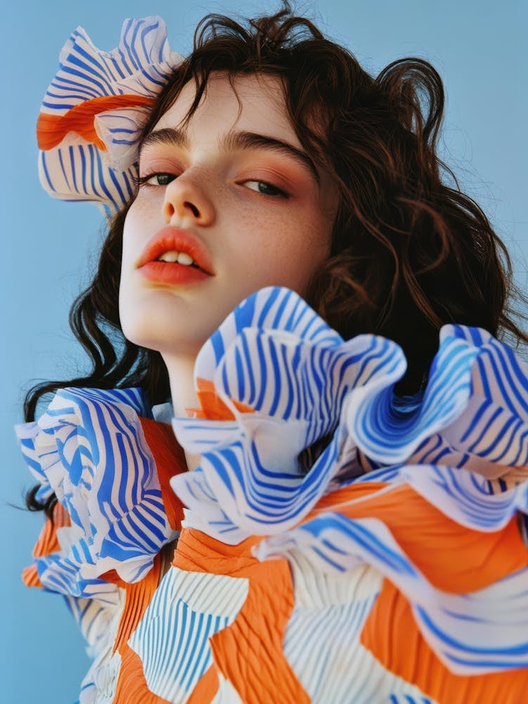 Blue And Orange Dress