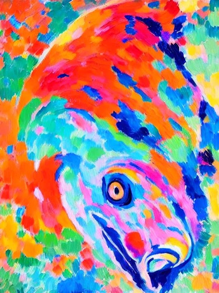 Mérou Goliath Inspiré de Matisse