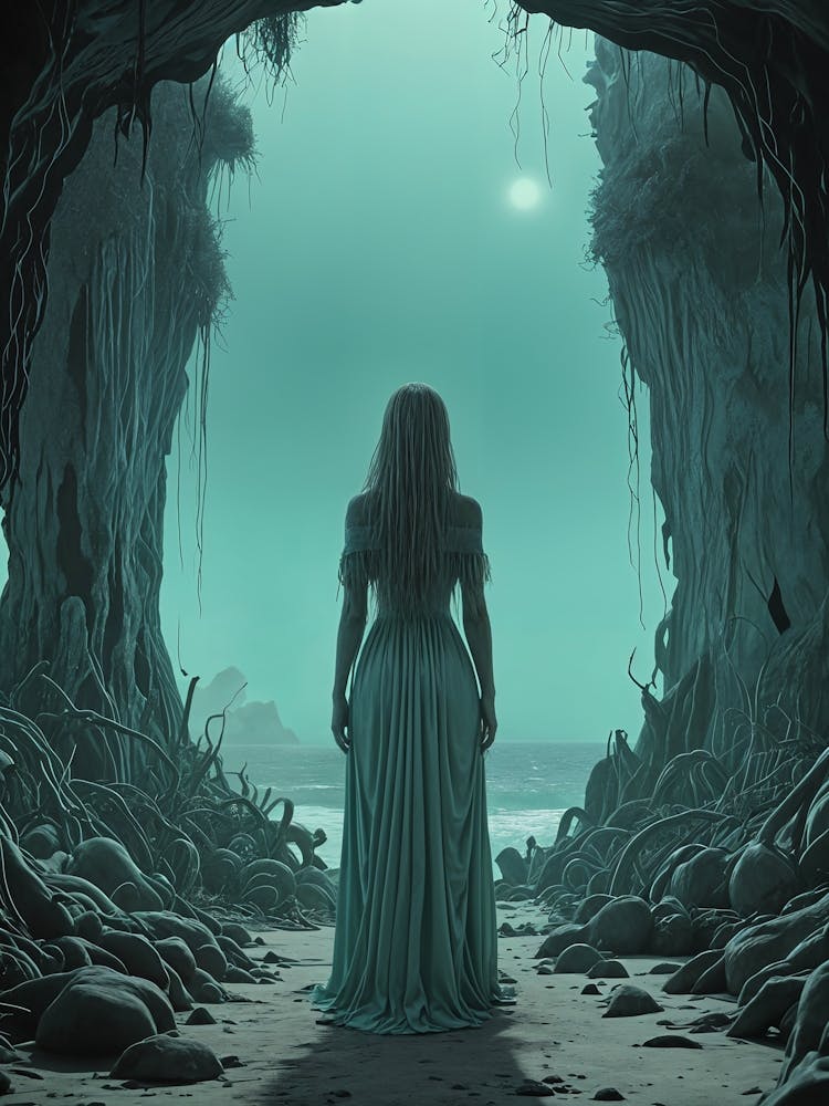 Creepy Cave Girl